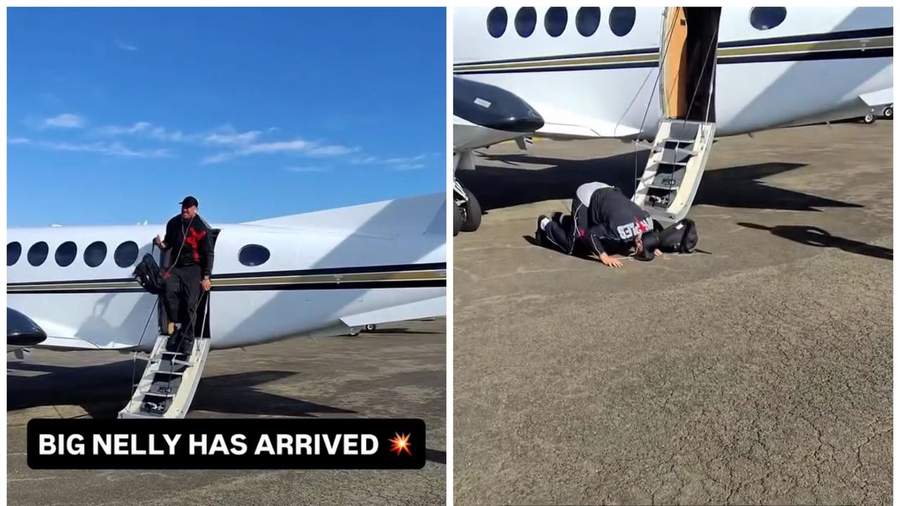 Nelson Asofa-Solomona v Jarrod Wallace, NAS arrives for Easter fight in private jet, responds to taunt about Melbourne Storm sacking