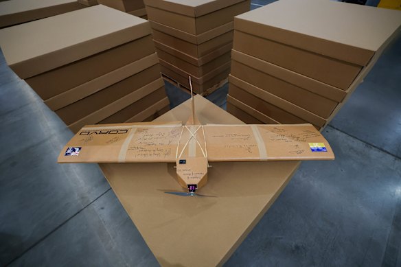 Melbourne’s Sypaq Systems became well known for its cheap cardboard drones that have been used by Ukraine.