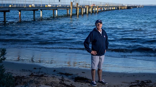 A large section of the pier will not be rebuilt at this stage, according to Parks Victoria. 