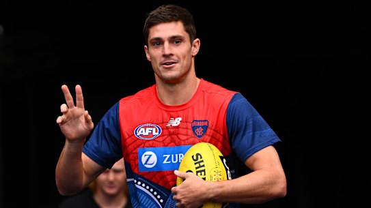 Jack Steele has slotted straight into Melbourne’s midifeld.