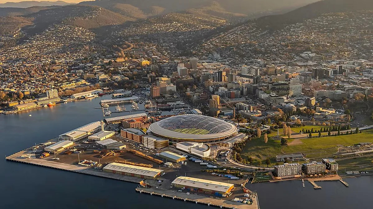 Images give peak into planned AFL stadium's surrounds