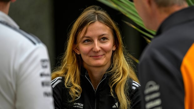 Doriane Pin gets a Mercedes debut at Silverstone.