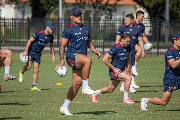 Spencer Leniu (hamstring) is a chance of also returning for the Roosters this week. 