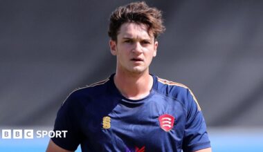 Eathan Bosch in training during his time with Essex