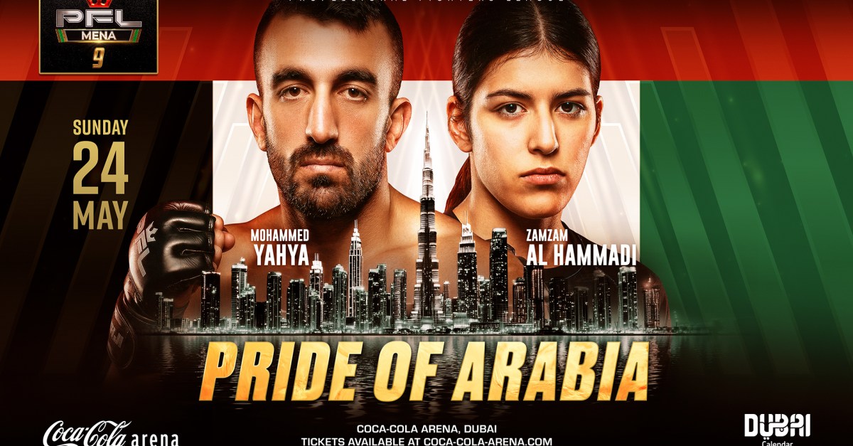 PFL MENA fight card: Despite unrest in Middle East, ‘Pride of Arabia’ moving forward on May 24 in Dubai