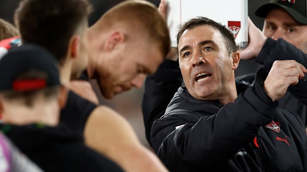 Essendon coach Brad Scott.