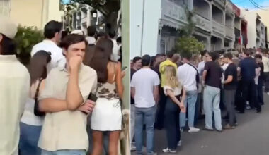 Wild scenes as thousands of Aussies take over pubs on Anzac Day: 'Out of control'