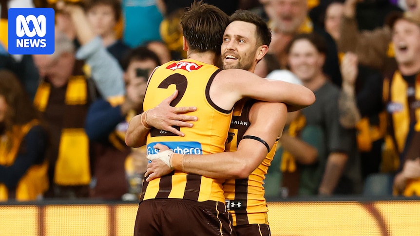 Jack Gunston's behind in dying seconds allows Hawthorn to claim Easter Monday thriller against Geelong