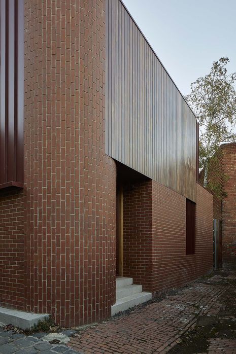 An entry off the lane leaves open the possibility of splitting the home into two dwellings.