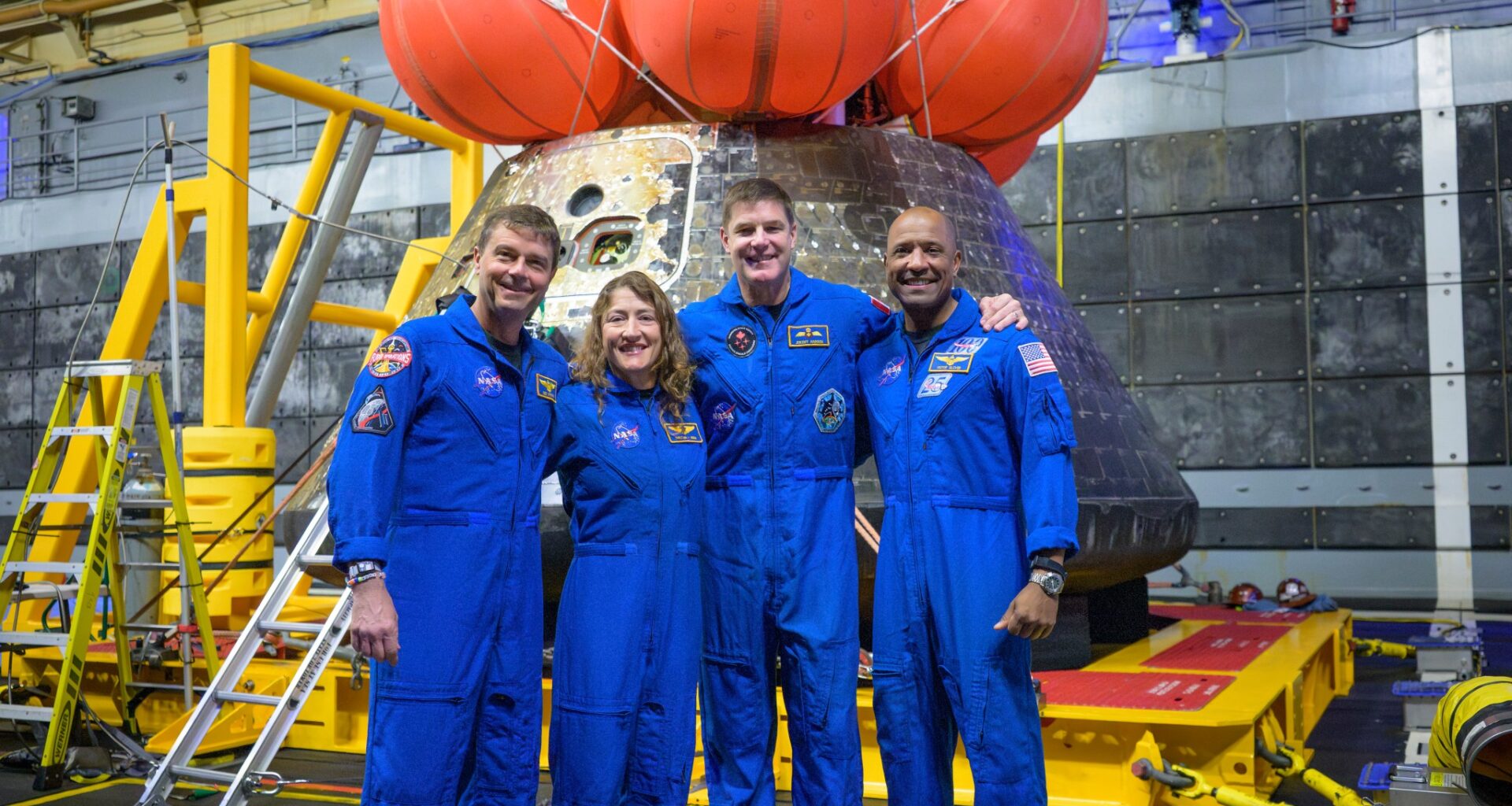 Artemis II Astronauts Aboard USS John P. Murtha