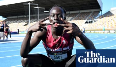 Gout Gout waves off rivals to claim 100m national junior title in style | Gout Gout