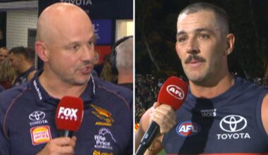 Matthew Nicks and Taylor Walker speak openly about Jordan Dawson's tragedy.