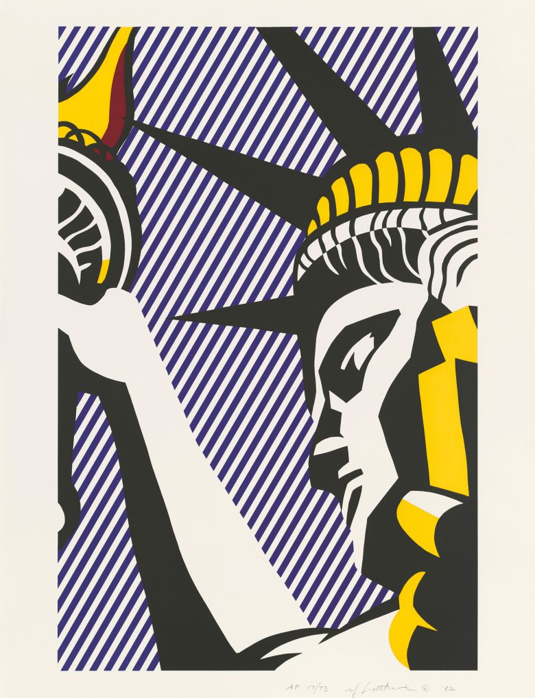 Roy Lichtenstein, “I Love Liberty