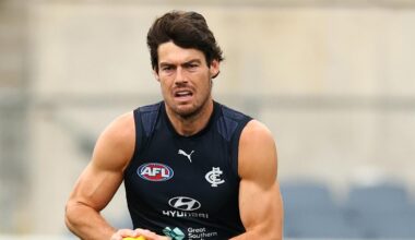 John Longmire responds George Hewett dropped for Carlton’s Gather Round clash against Adelaide, why it could work for Blues