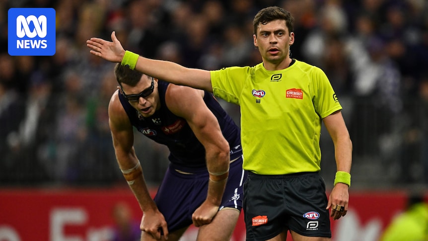 AFL concedes error on controversial ARC call as league boss says umpiring 'as good as it's been for a long time'