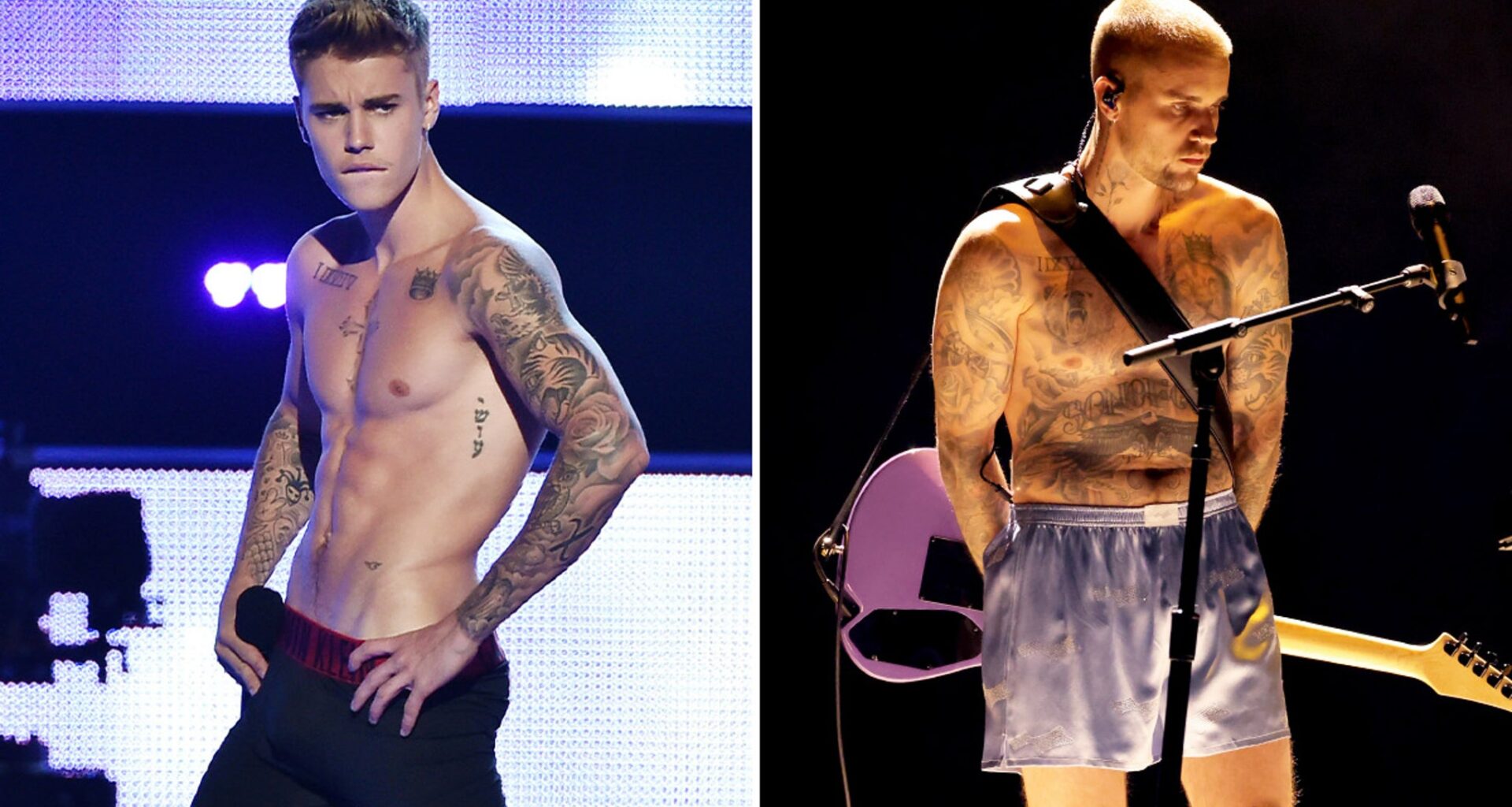 Justin Bieber Undies On Stage -- Good Genes or Good Docs?!