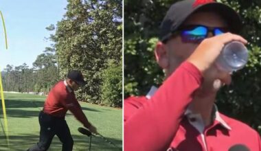 Sergio Garcia shredded over dummy spit, breaks driver at Augusta, video