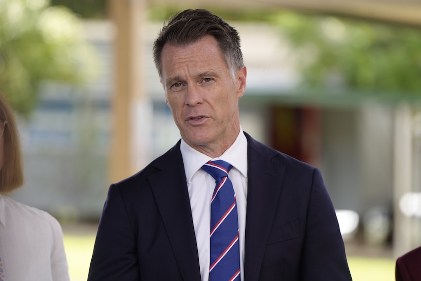 Chris Minns NSW Premier at Parramatta East Public School