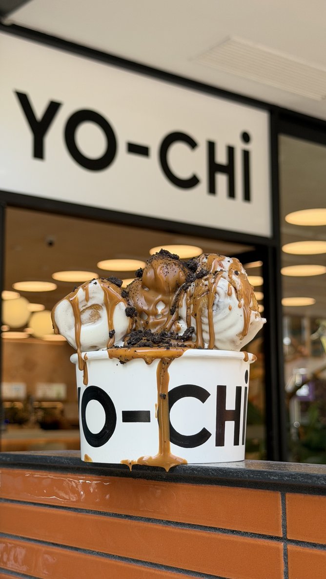 Perth baker Kyla Gowara's take on the Yo-Chi Mini Cinny Scrolls.