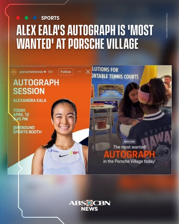 ABS-CBN News - Filipina tennis ace Alex Eala is making...