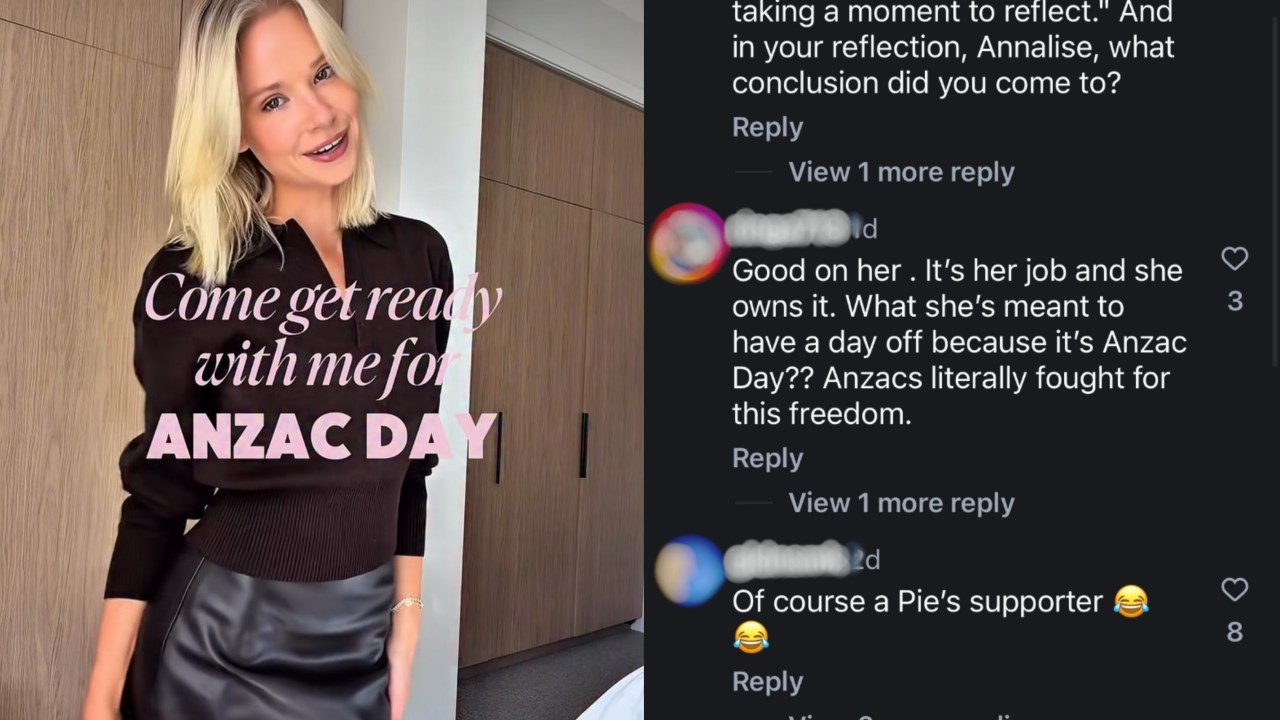 'Horrible and very poor taste': Influencer and AFL WAG's draws backlash after using Anzac Day to promote her fashion collaboration