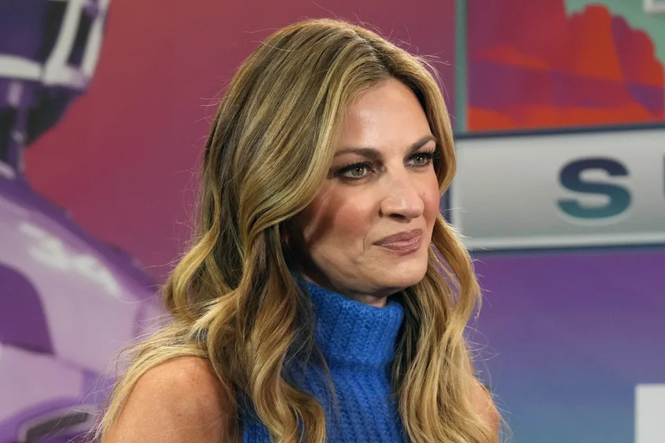 Erin Andrews of Fox Sports media day at the Phoenix Convention Center.Kirby Lee-Imagn Images