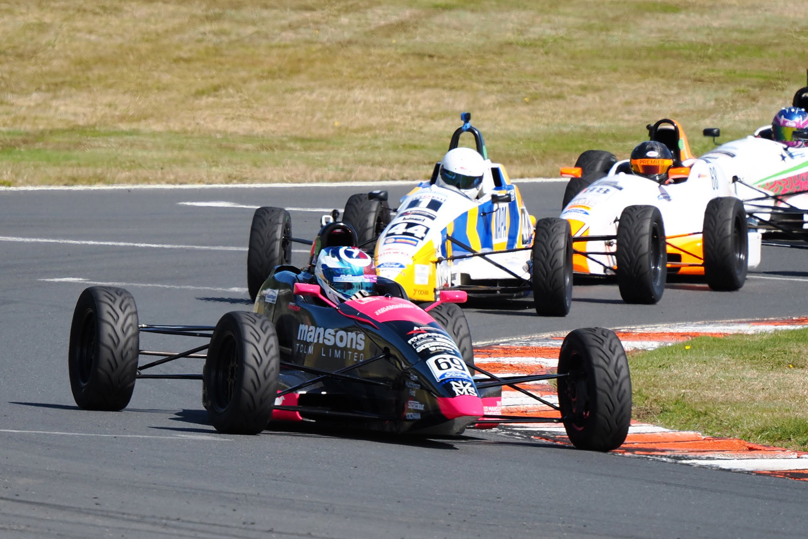 Marco Manson on track at Taupo Motorsport Park.