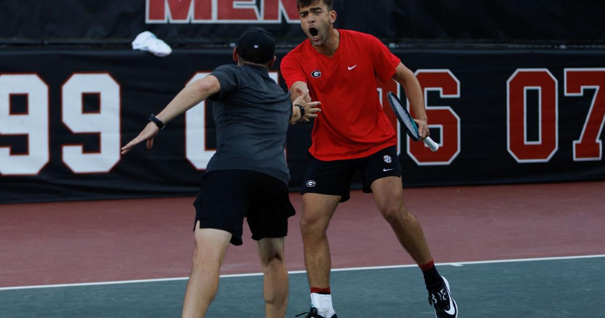Georgia men’s tennis shuts out Auburn in regular season finale | Georgia Sports