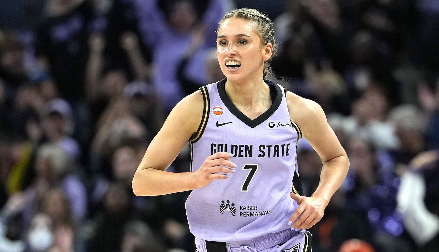 Miela's 'Golden State-ment' is 14 points in 14 minutes