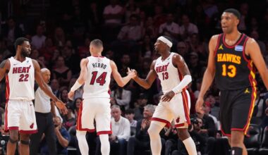 Hawks fall to Heat in regular-season finale, will face either New York or Cleveland in Round 1 of postseason