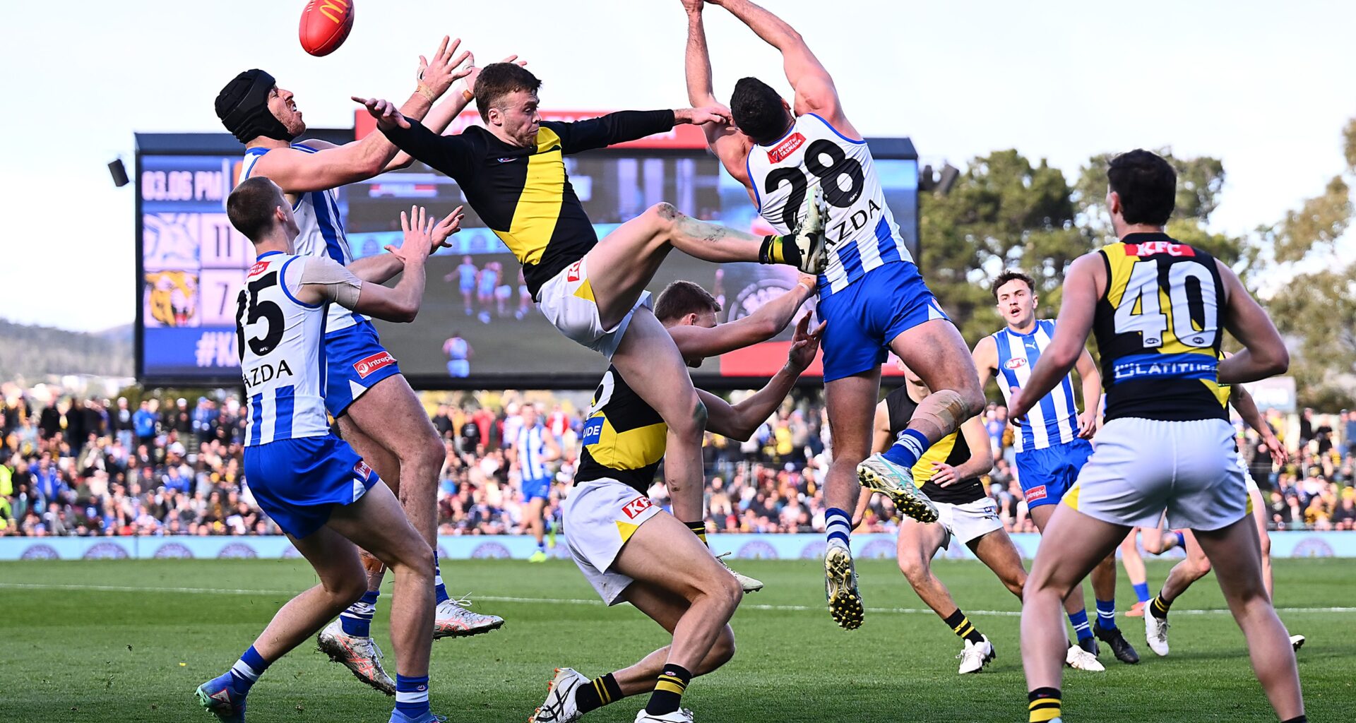 Final teams in as Roos take on struggling Tigers. LIVE from 1.10pm AEST