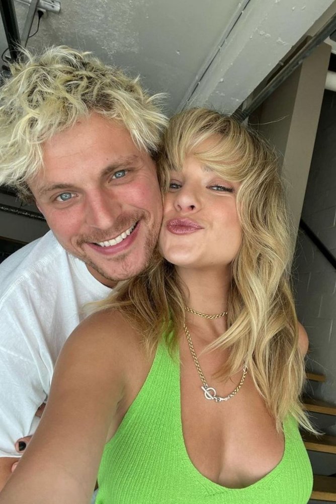 Abbie Chatfield with Konrad Bien-Stephen.