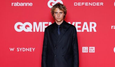 Joseph Zada: Upcoming Hunger Games star makes x-rated slip-up at GQ Men of the Year Awards in Sydney
