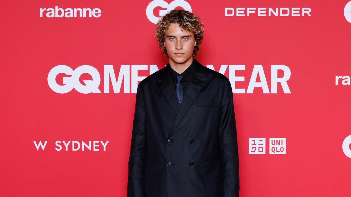Joseph Zada: Upcoming Hunger Games star makes x-rated slip-up at GQ Men of the Year Awards in Sydney