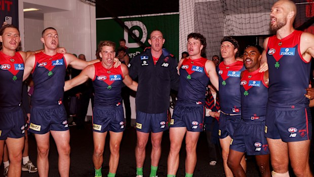 The Dees prevailed over the Brisbane Lions. 