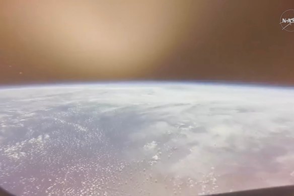 Earth from Artemis II.