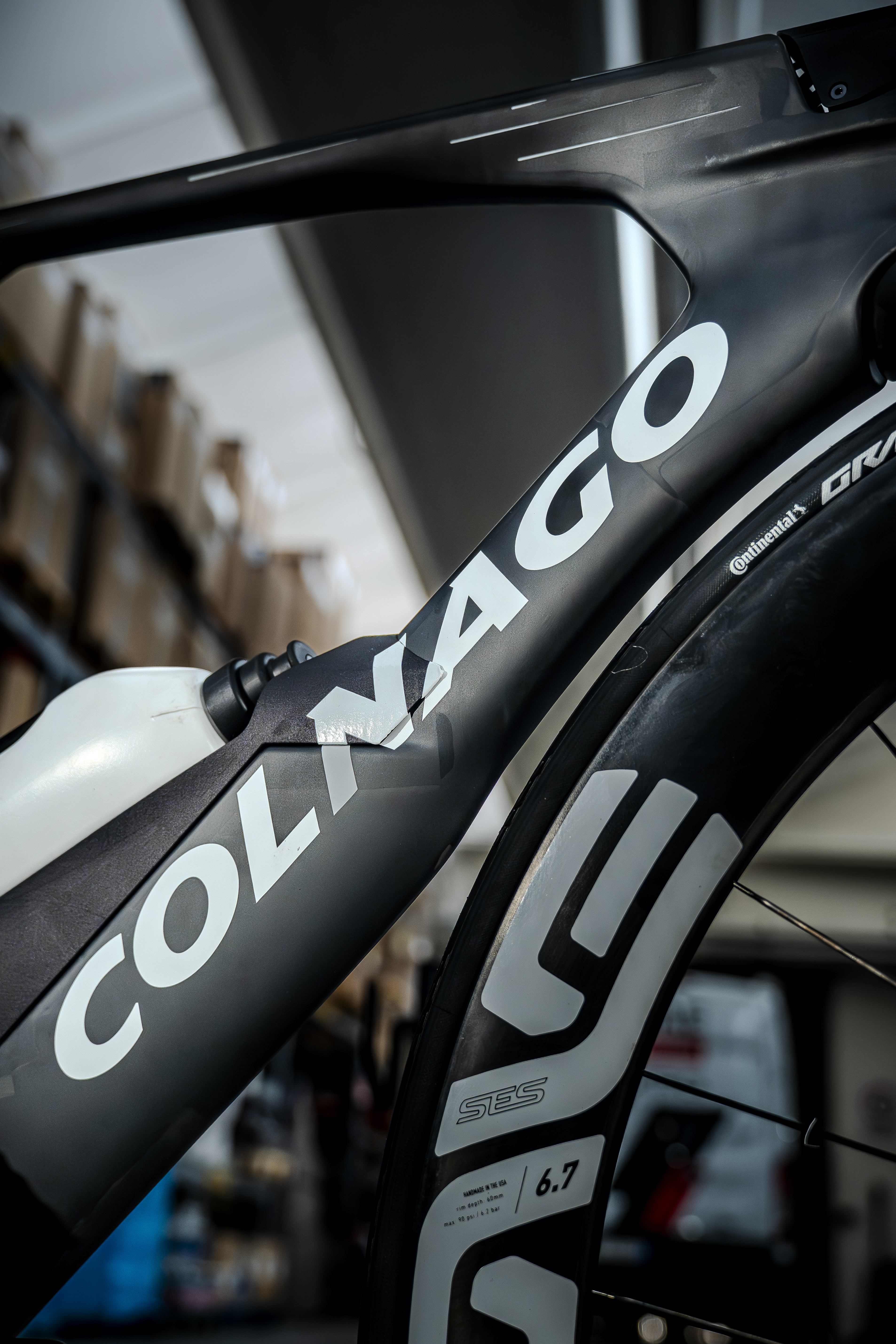 Tadej Pogačar's prototype Colnago TT2 time trial bike 