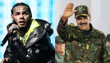 6ix9ine Marks Prison Release by Sharing Maduro SpongeBob Autograph