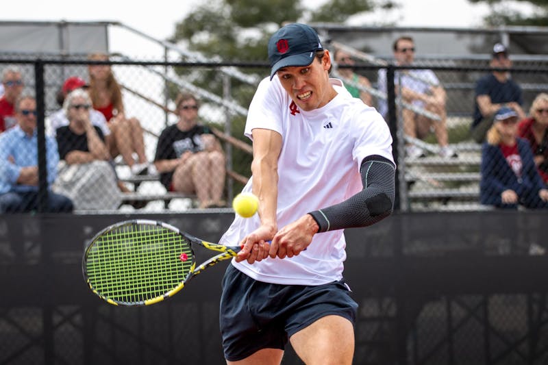 PHOTOS: IU men's tennis splits weekend series