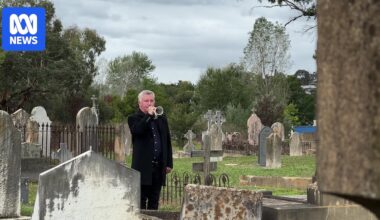 Bugler plays in more than 100 cemeteries to be pitch perfect for Anzac Day