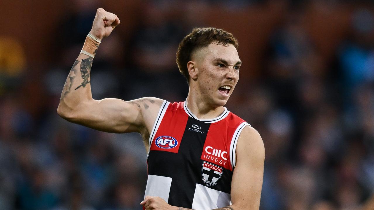 St Kilda forward Lance Collard’s homophobic slur ban being slashed to two weeks by AFL Appeal Board makes no sense says Gerard Whateley