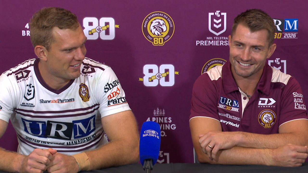 Kieran Foran press conference, Manly Sea Eagles vs Dolphins, Tom Trbojevic, Round 5