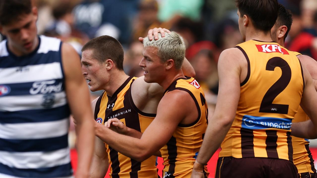 AFL round 4 Hawthorn v Geelong: Live updates, scores and news