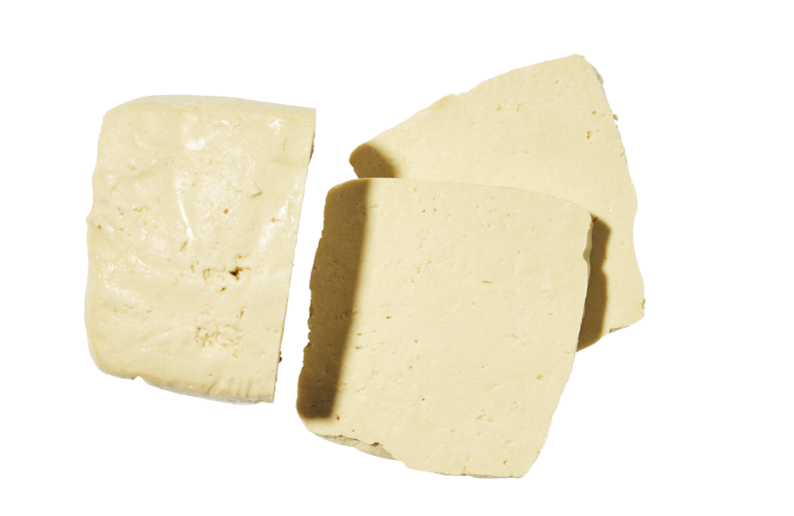 blocks of a palecolored solid substance possibly food blocks of a palecolored solid substance possibly food