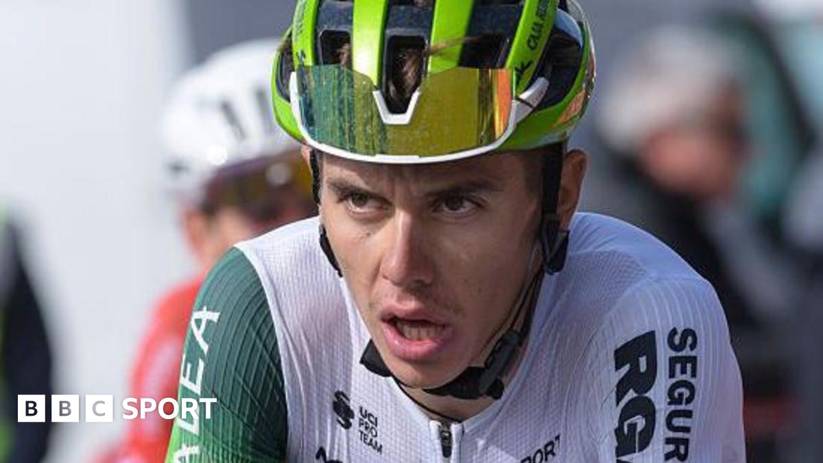 Jaume Guardeno participates in stage six of the 2025 Vuelta a Espana