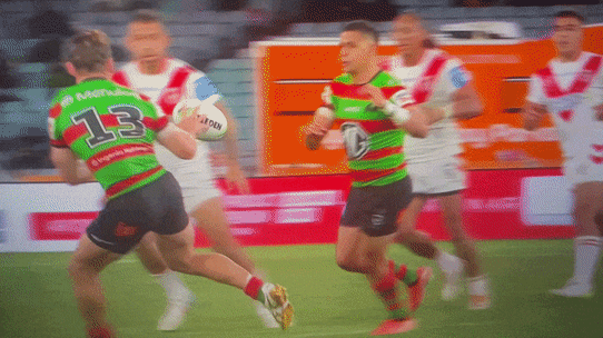 Jaydn Su’A is facing a three-match ban for this shoulder charge on Cameron Murray