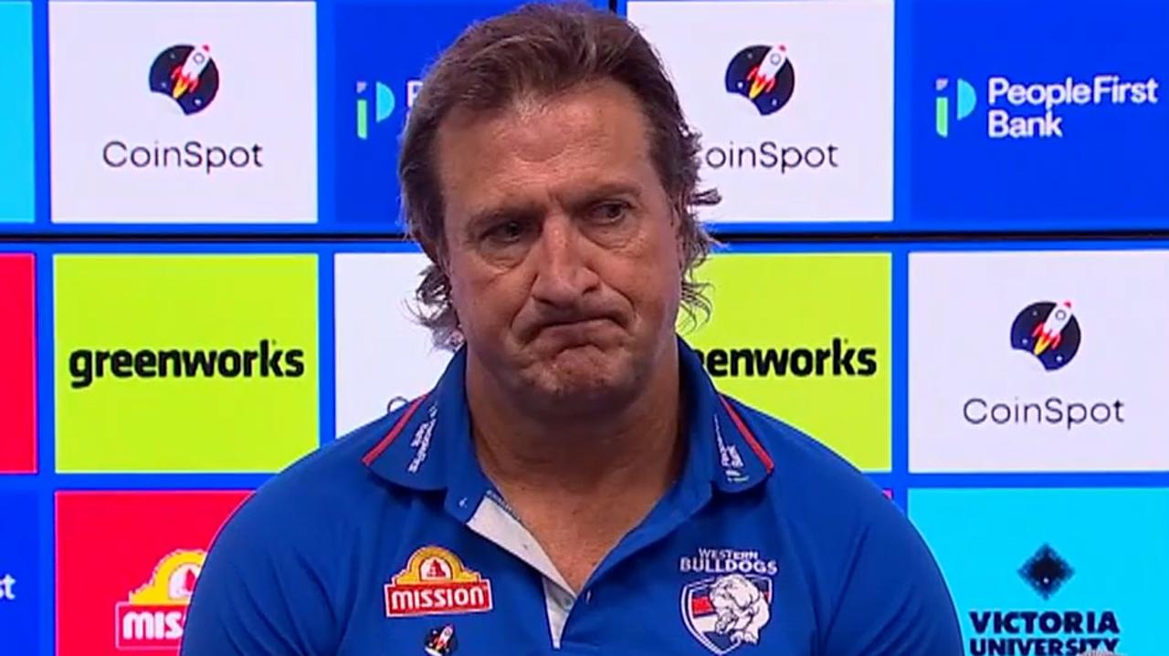 Luke Beveridge press conference, video, Western Bulldogs vs Sydney Swans, Aaron Naughton injury