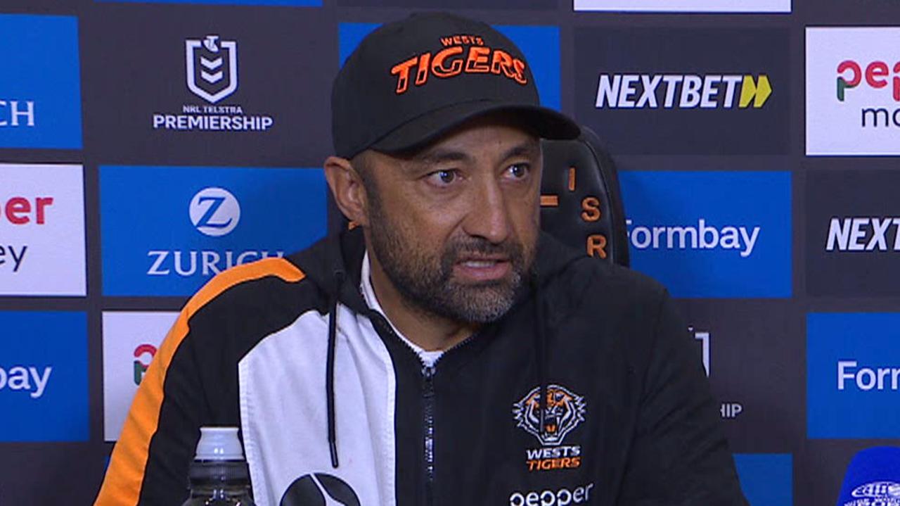 Benji Marshall calls out referees in press conference, Apisai Koroisau hip-drop tackle, suspension, charge sheet