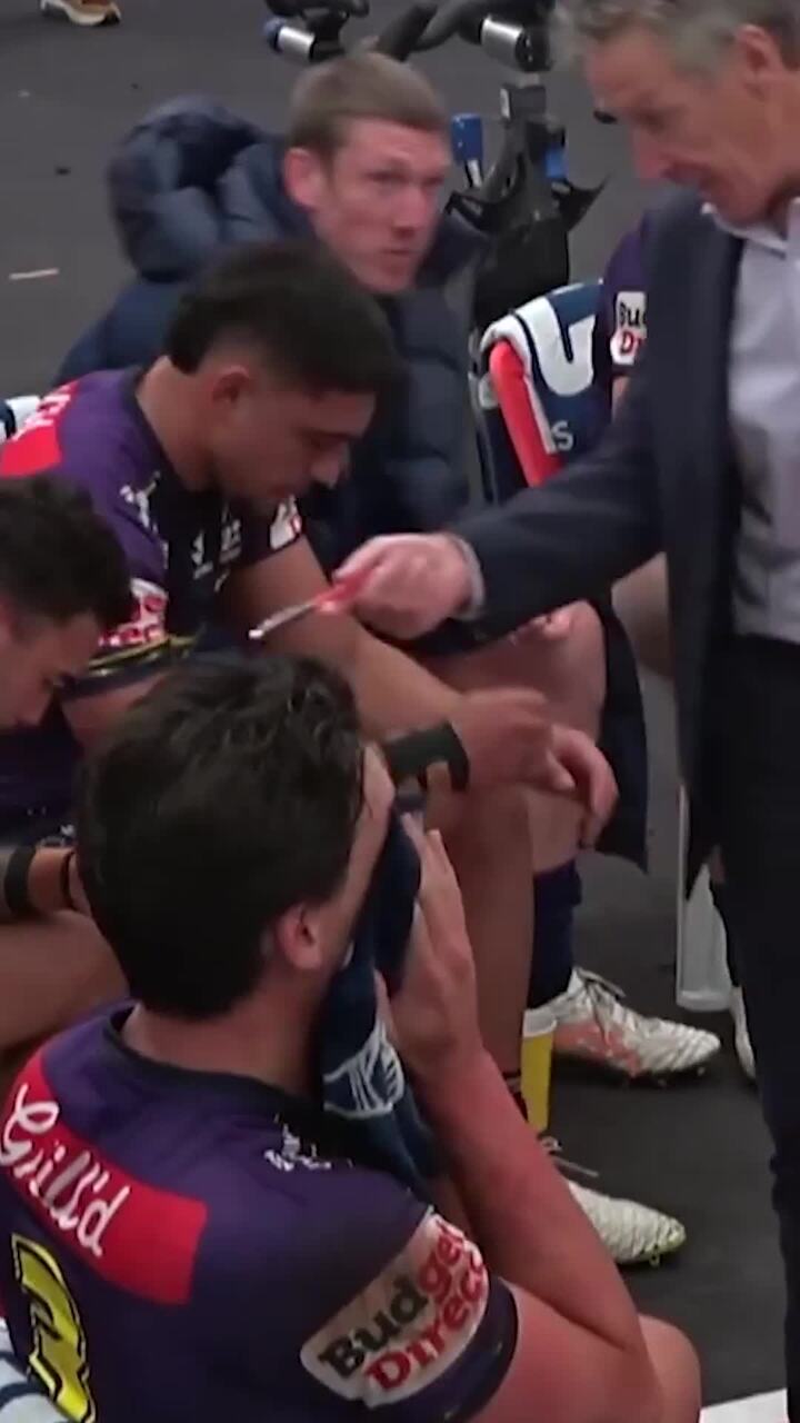 Craig Bellamy berates Storm star in sheds