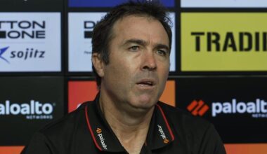 Brad Scott press conference video, Western Bulldogs vs Essendon Bombers result, latest news